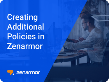 Youtube video for Creating Additional Policies in Zenarmor